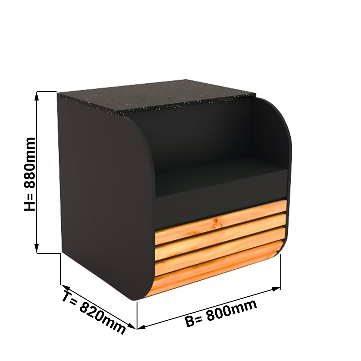 Kassentisch - 0,8 x 0,82 m