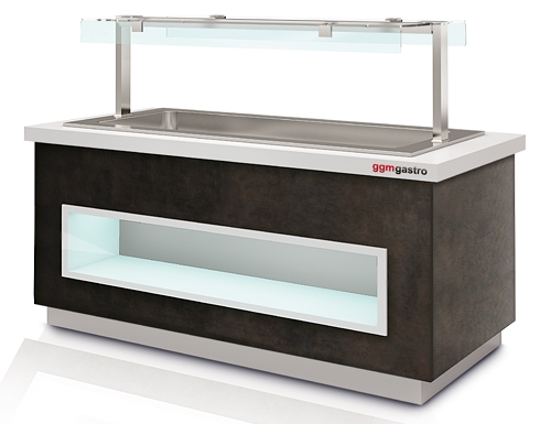 Refrigerated well 4x GN 1/1 - 200 mm deep