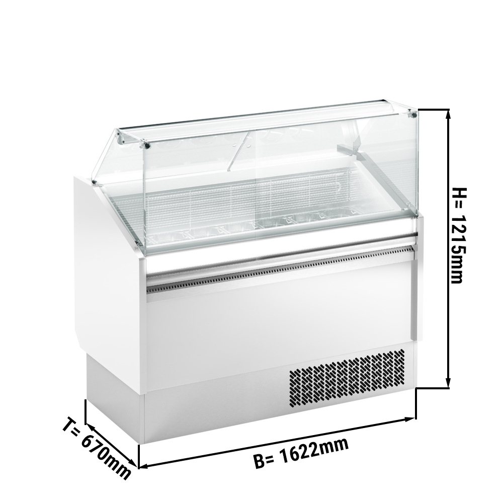 Ice counter – 1.622 x 0.67 m - white
