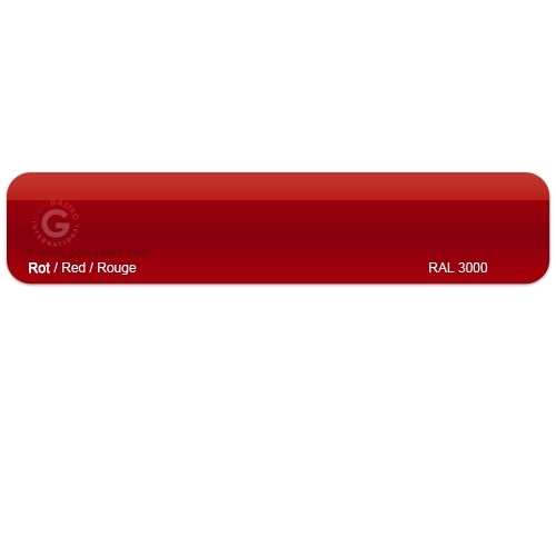 Front panel in red