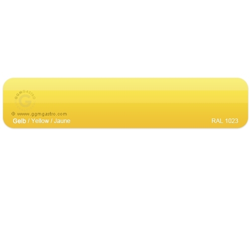 Front panel in yellow