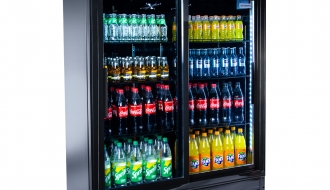 Beverage refrigerators- 880 Liter- 2 doors- Black