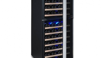 Wine fridge - 200 liters - with 2 climate zones