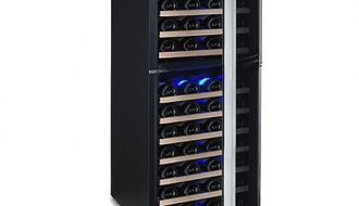 Wine fridge - 200 liters - with 2 climate zones