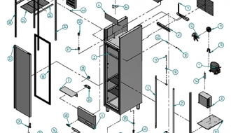 Freezer (GN 1/1) - with 1 door