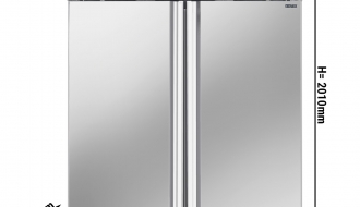 Tiefkühlschrank ECO - 1,48 x 0,73 m - mit 2 Türen