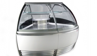 Refrigerated Cake display, 90° Corner (external)