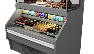 Sales counter / refrigerated counter - 1.32 x 0.93 m