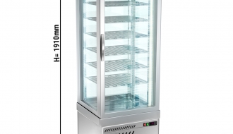 Panoramic frozen cabinet with 6 shelf trays