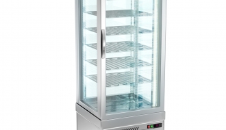 Panoramic frozen cabinet with 6 shelf trays