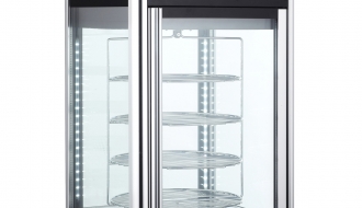 Panorama display case 108 Liter - Stainless Steel