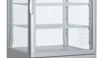 Panorama display case - 68 liters – silver