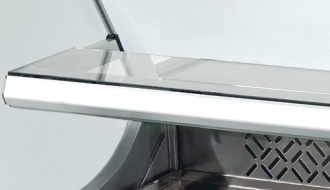 Intermediate glass shelf 0,92 m