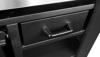 Gasgrill mit Glas - 1,1 m