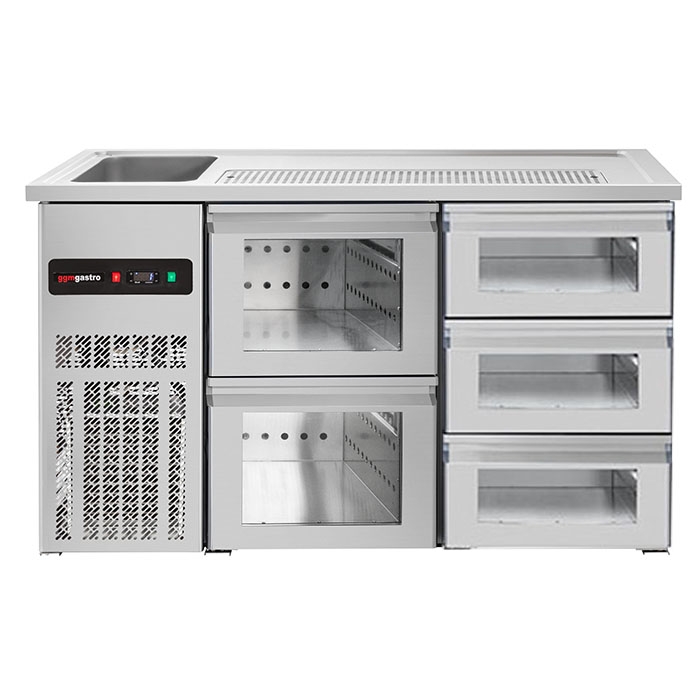 Beer counter floor unit 1,55 x 0,7 m