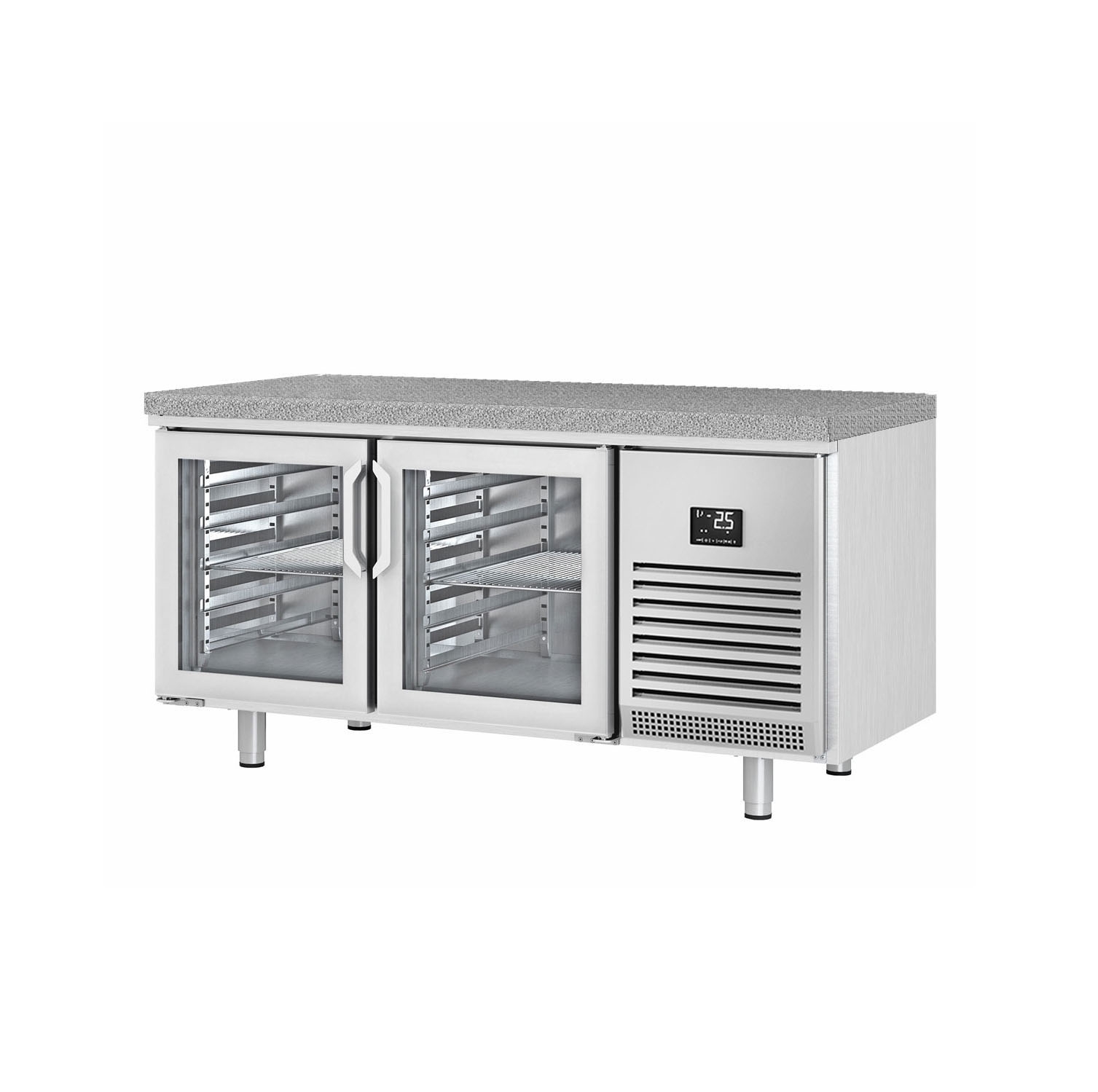 Bakery refrigerated table (EN) - with 2 glass doors