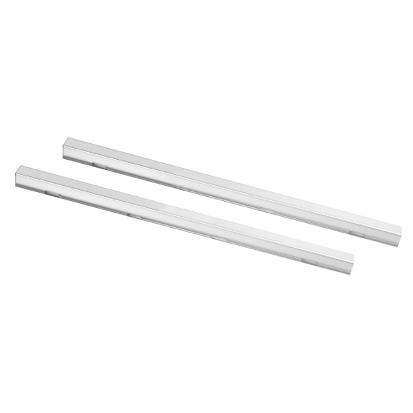 Stainless steel guide rails 1 x left and 1 x right (EN 400x600)