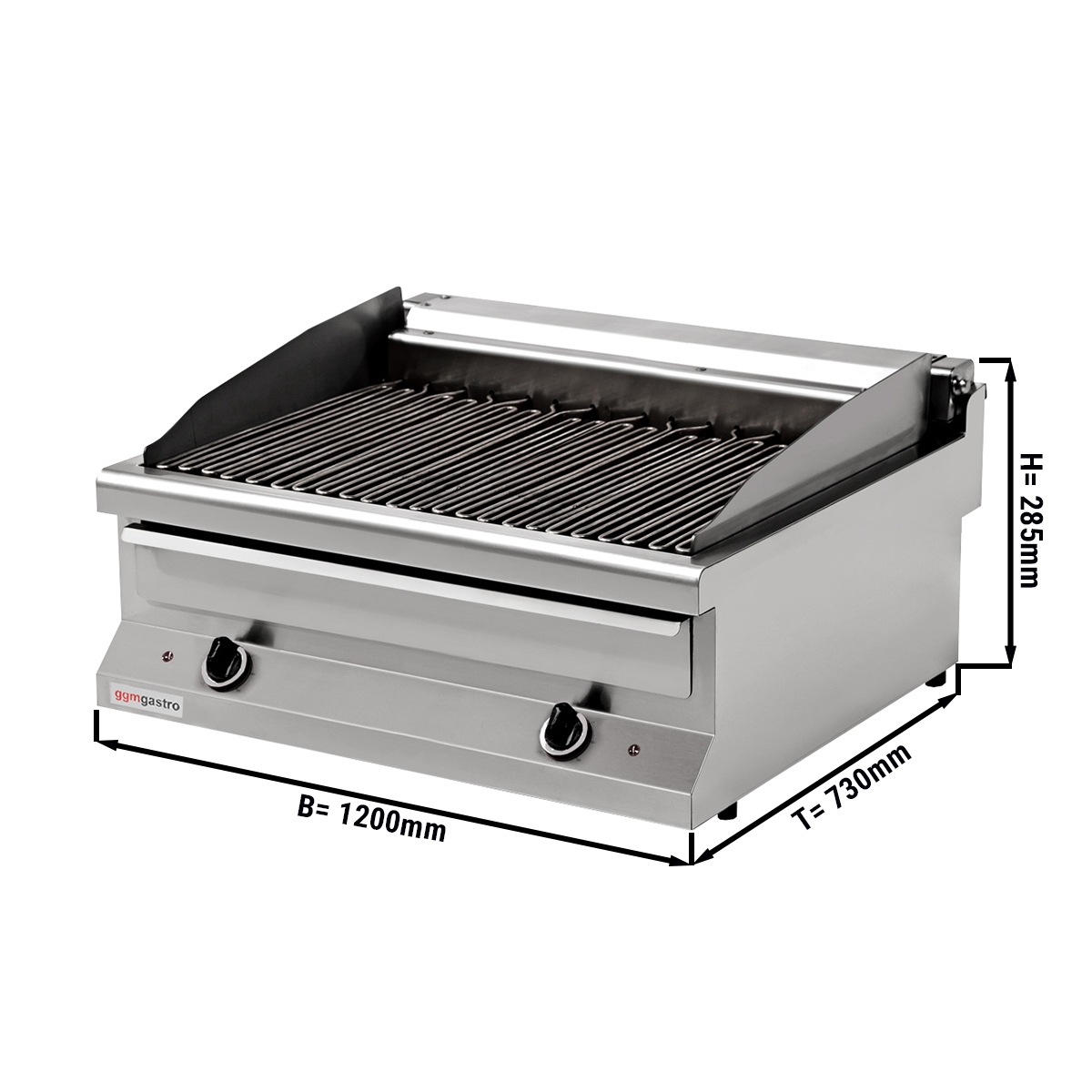 Elektro Wasserdirektgrill - 1,20 m