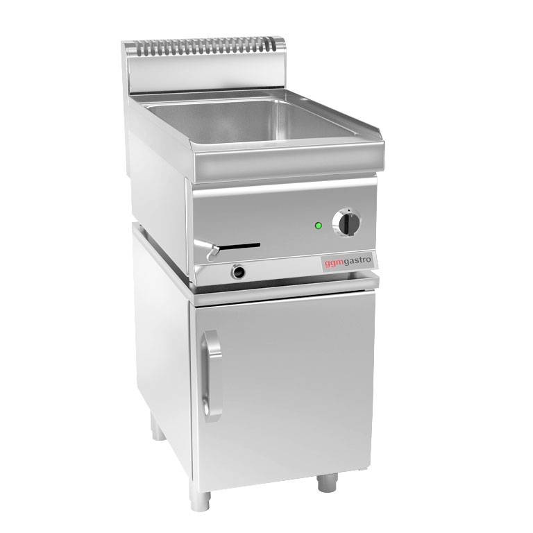 Bain Marie - 1 x 1/3 und 1 x 1/2 - inkl. Unterbau mit 1 Tür