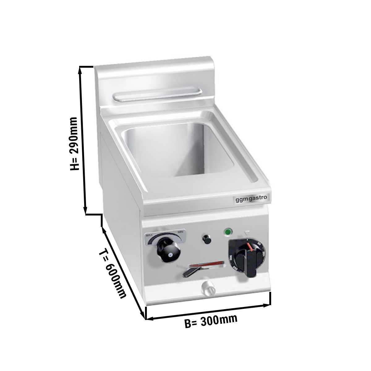 Electric pasta cooker 11 litres (8 kW)
