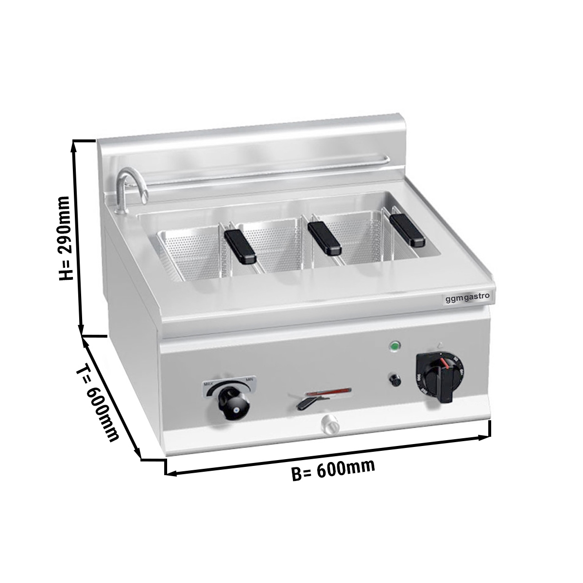 Electric pasta cooker 25 litres (8,25 kW)