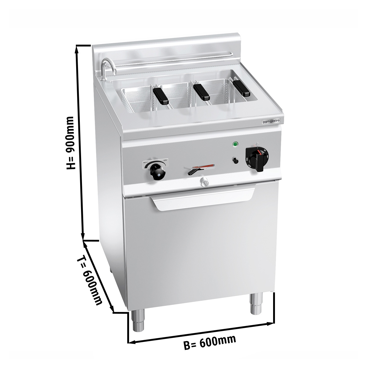 Electric pasta cooker 25 litre(8,25 kW)