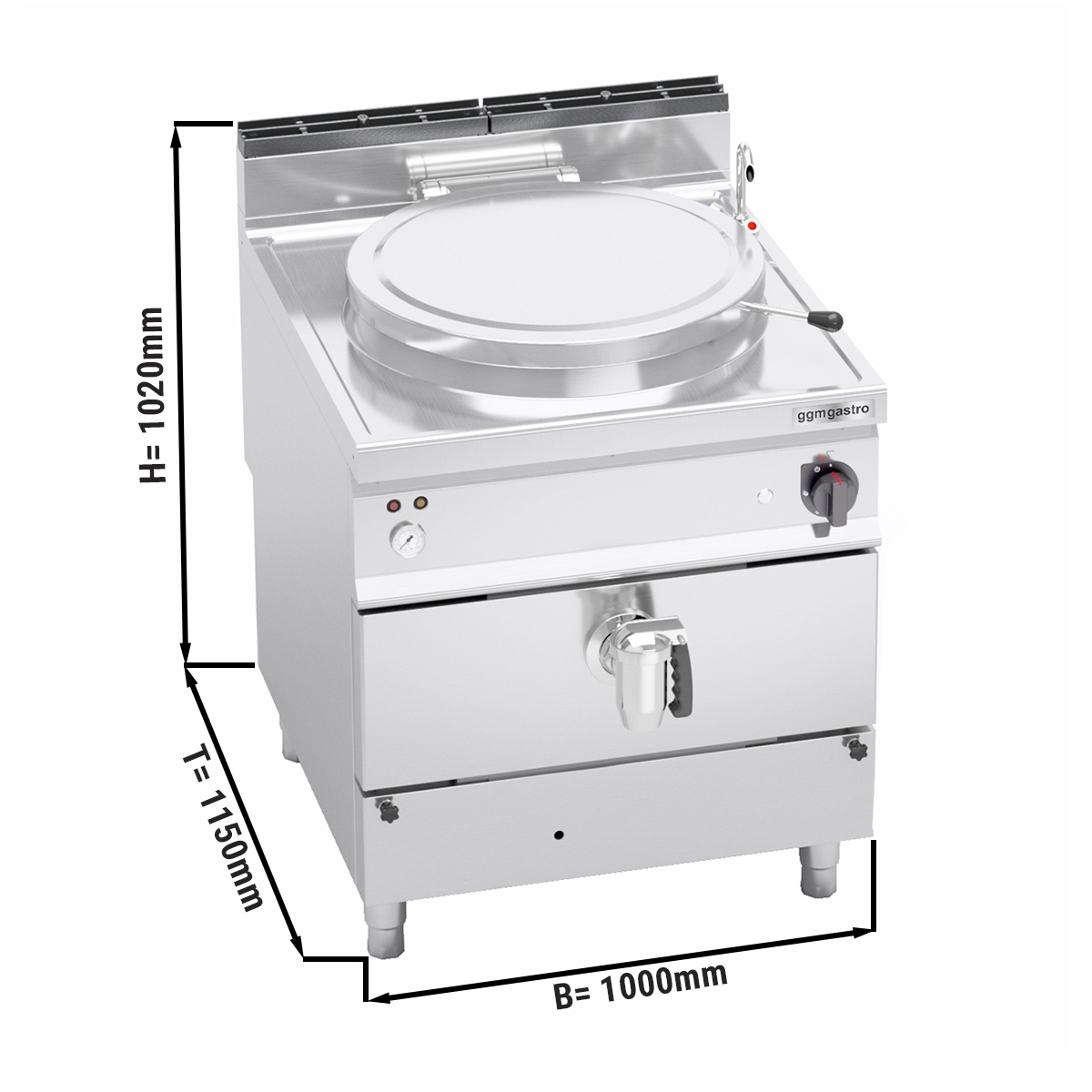 Gas boiler 200 litres (34,5 kW) - indirect heating
