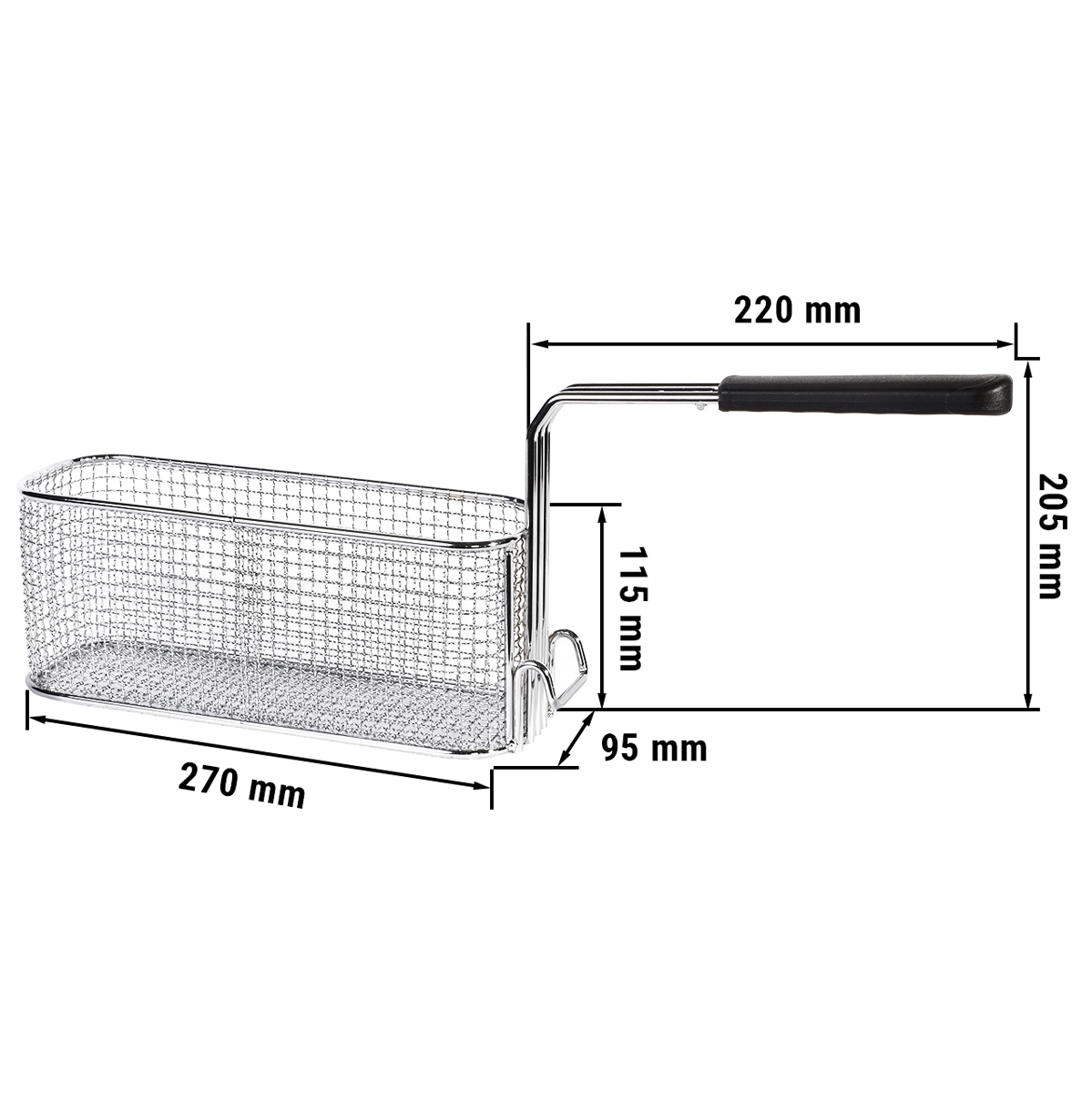 Deep fat fryer basket - electric series