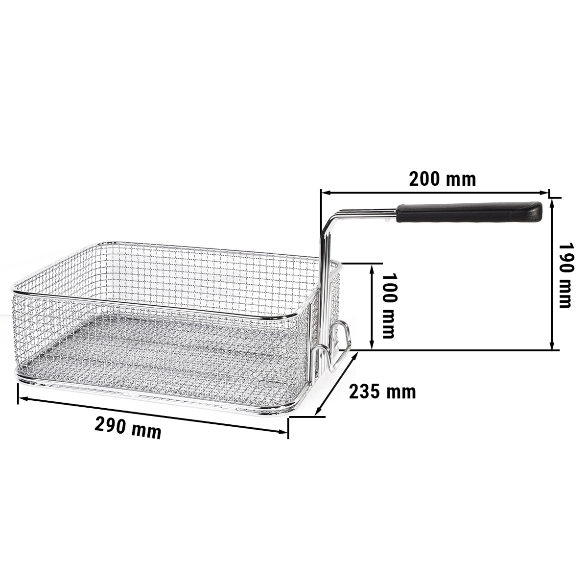 Deep fat fryer basket - gas series