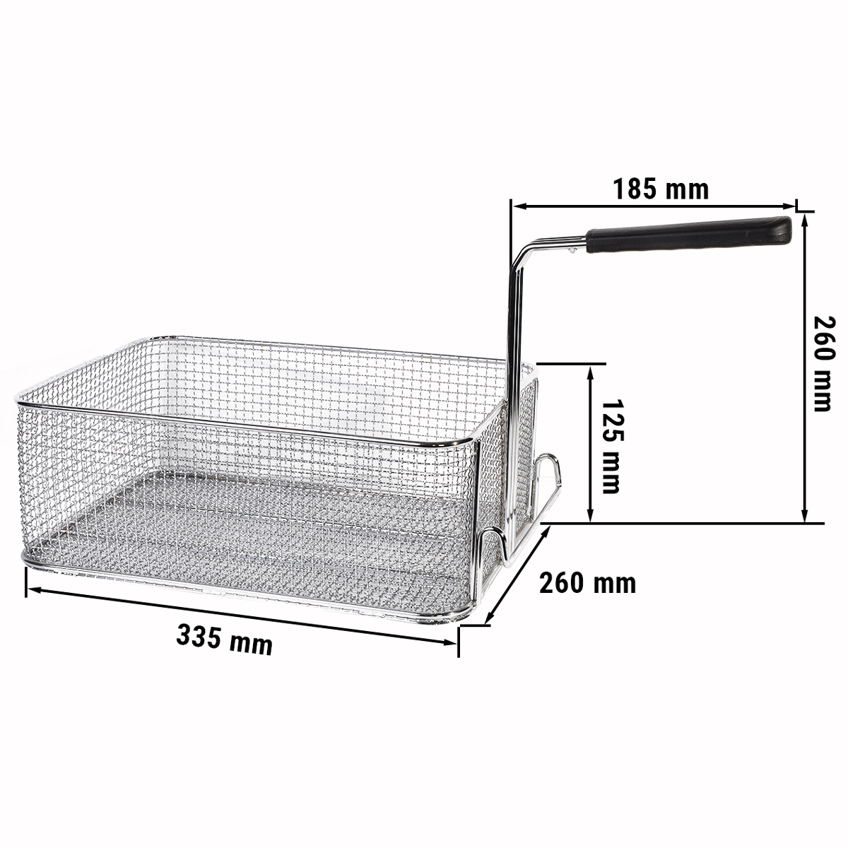 Deep fat fryer basket - gas series