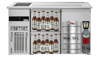 Beer counter floor unit 1,55 x 0,7 m