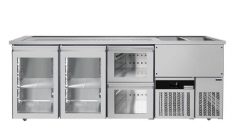 Beer counter floor unit 2,5 x 0,7 m