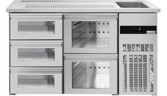 Beer counter floor unit 1,55 x 0,7 m