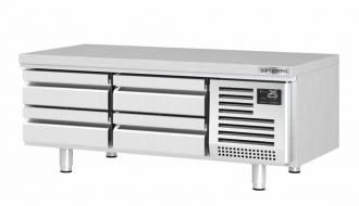 Refrigerated substructure (GN) with 4 drawers 1/3