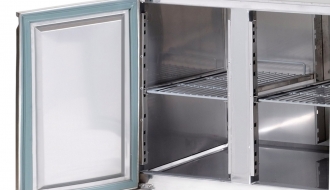 Bäckereikühltisch ECO - 2,0 x 0,8 m - mit 3 Türen
