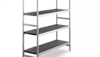 Aluminium basic shelf - 1740 x 1800 mm