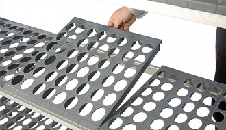 Aluminium basic shelf - 1490 x 1685 mm