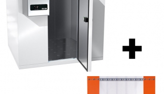 Freezer cell - 1.8 x 1.2 m - height: 2.01 m - 2.65 m³ - incl. Wall cooling unit MINUS