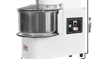 Dough machine 33 litres / 25 kg / + 2 speeds - 400 volt