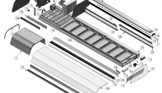 Tapas - Refrigerated display case for 8 x GN 1/3