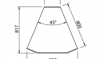 Corner Cupboard 45° (outdoor)
