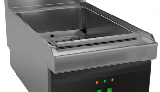 Deep-fry pan - 1x GN 1/1 incl. base frame | potato fries warmer | French fries warmer | French fries pan | warming device | French fries