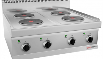 Electric stove 4x plates round (10.4 kW)
