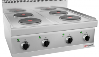 Electric stove 4x plates round (10.4 kW)