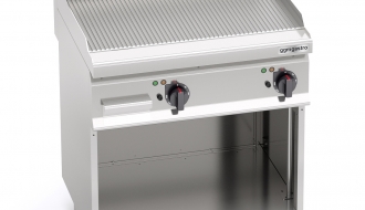 Electric griddle - grooved (9.6 kW)