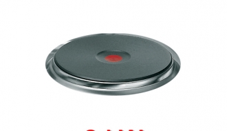 Electric cooker 4x round plates (8 kW) + Electric convection oven (3 kW)