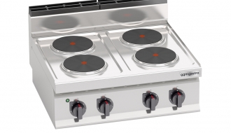 Electric stove 4x plates round (10.4 kW) - 230V