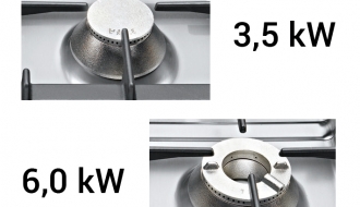 Gas stove 6x burners (31.5 kW)