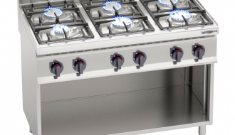Gas stove 6x burners (31.5 kW)