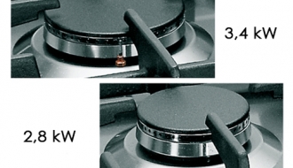 Gas stove 2x burner (6,2 kW)